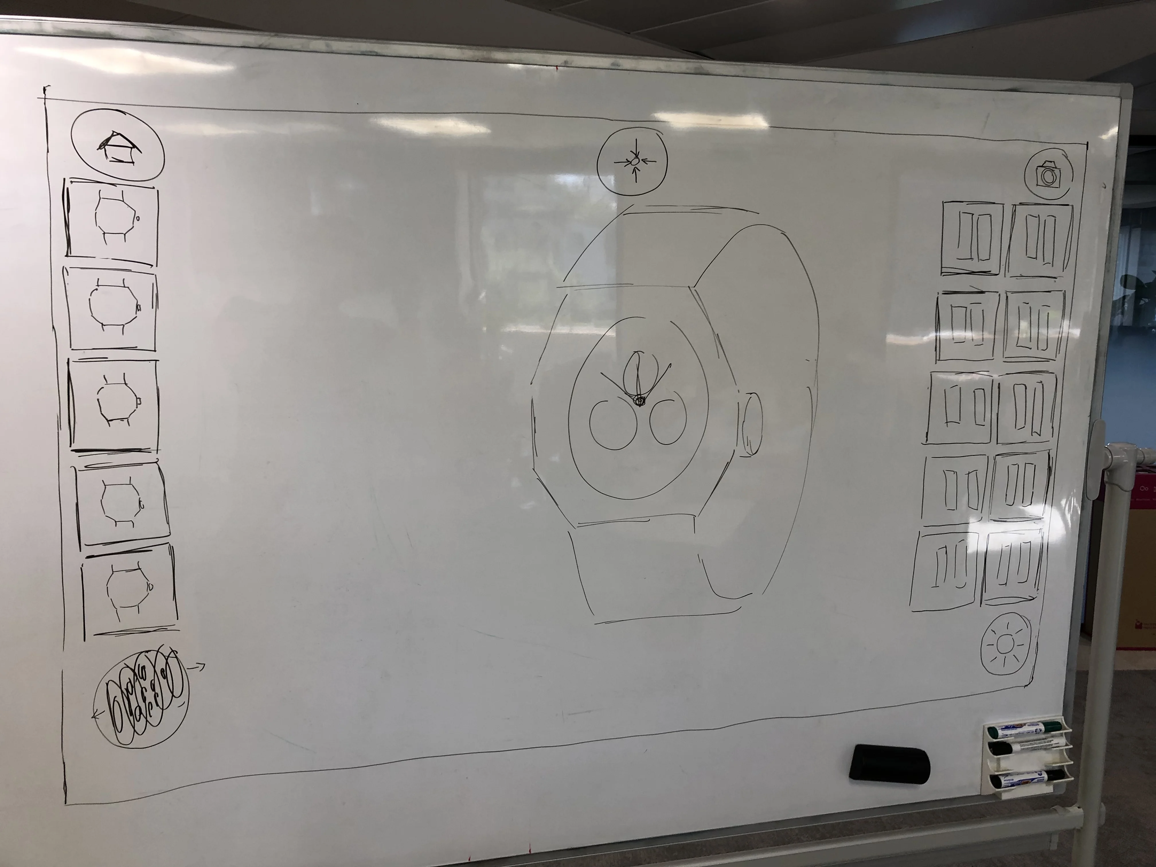 Early UI layout sketch
