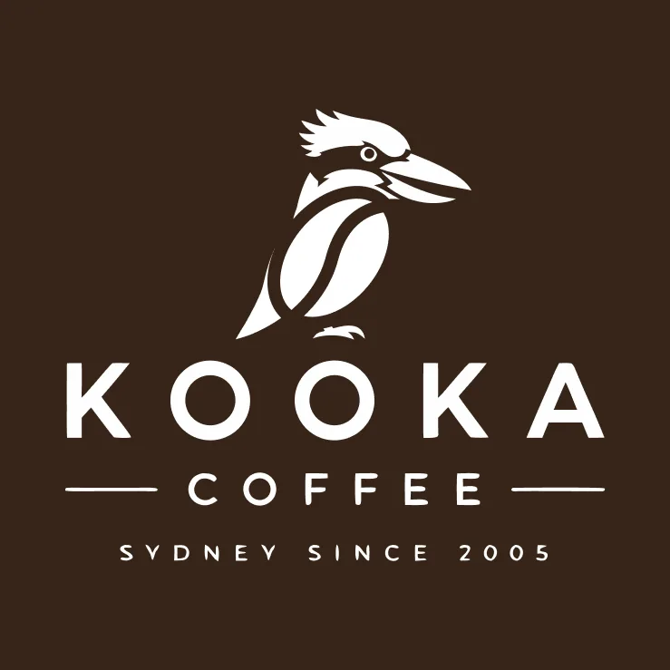 After, a redesigned premium minimal kookaburra logo for the same cafe